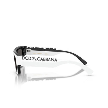 Dolce & Gabbana Okulary Przeciwsłoneczne DX6011 346587 Biały Czarny/Ciemny Szary Dzieci 3