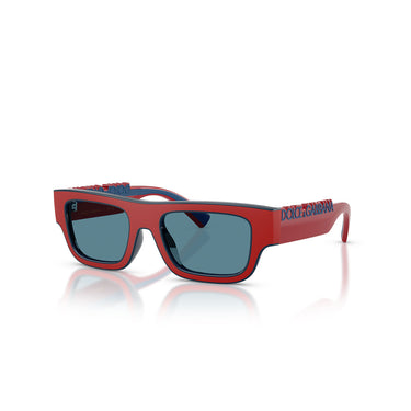 Dolce & Gabbana Okulary Przeciwsłoneczne DX6011 346680 Czerwony Niebieski/Szary Dzieci 2
