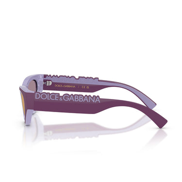 Dolce & Gabbana Okulary Przeciwsłoneczne DX6012 33601T Gumowe Fioletowo-Liliowo/Różowe Lustro Dzieci 3