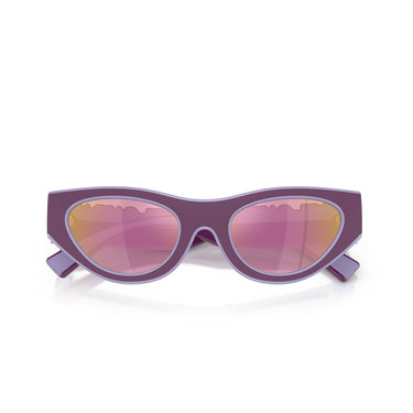 Dolce & Gabbana Okulary Przeciwsłoneczne DX6012 33601T Gumowe Fioletowo-Liliowo/Różowe Lustro Dzieci 5
