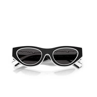 Dolce & Gabbana Okulary Przeciwsłoneczne DX6012 345787 Nero Bianco/Grigio Scuro Bambini 5