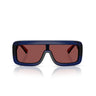 Dolce & Gabbana Okulary Przeciwsłoneczne DX6013 300975 Ciemnoniebieski Przezroczysty/Ciemny Fiolet Dziecięce
