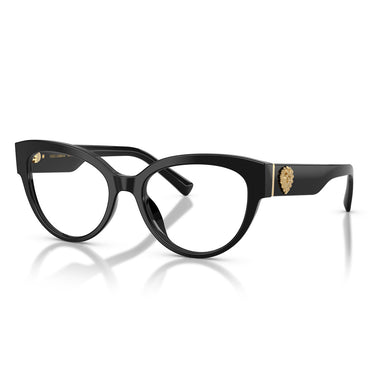 Dolce & Gabbana Occhiali da Vista DG3440 501 x Devotion Nero Trasparente Donna 2