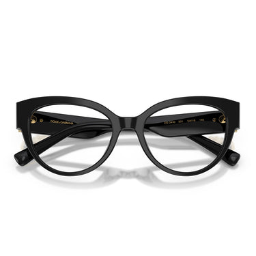 Dolce & Gabbana Occhiali da Vista DG3440 501 x Devotion Nero Trasparente Donna 5