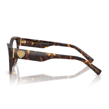 Dolce & Gabbana Occhiali da Vista DG3440 502 x Devotion Marrone Trasparente Donna 3