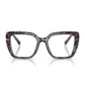 Dolce & Gabbana Occhiali da Vista DG3441 3471 x Devotion Print Black Lace/Trasparente Donna