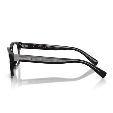 Dolce & Gabbana Occhiali da Vista DG3446 501 Nero/Trasparente Uomo 2