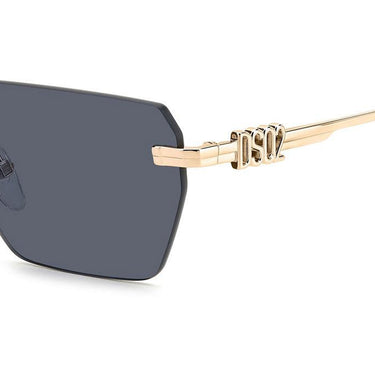 Dsquared2 Okulary Przeciwsłoneczne D2 0102-S 807 2K Złoto-Czarny Unisex 4