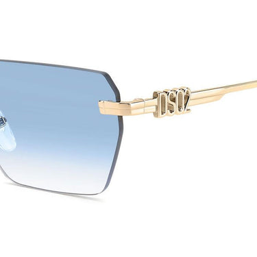 Dsquared2 Okulary Przeciwsłoneczne D2 0102-S LKS Złoto.Niebieski Unisex 2