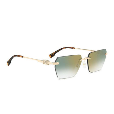 Dsquared2 Okulary Przeciwsłoneczne D2 0102-S PEF Złoto-Zielony Gradient Unisex 2