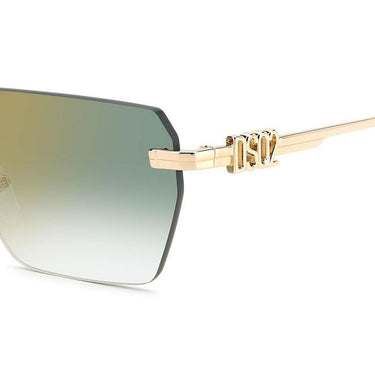 Dsquared2 Okulary Przeciwsłoneczne D2 0102-S PEF Złoto-Zielony Gradient Unisex 3