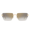 Dsquared2 Sonnenbrille D2 0102-S RHL Gold-Blau Unisex