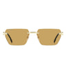 Dsquared2 Lunettes de Soleil D2 0102/S J5G Or/Marron Dégradé Unisexe