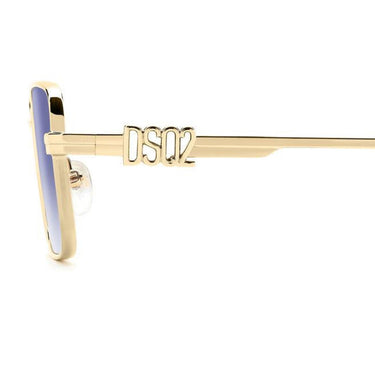 Dsquared2 Okulary Przeciwsłoneczne D2 0104/S LKS/08 Złoty/Niebieski Męskie