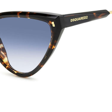Dsquared2 Okulary Przeciwsłoneczne D2 0134/S 086/08 Havana/Niebieski Damskie