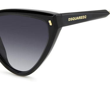 Dsquared2 Okulary Przeciwsłoneczne D2 0134/S 807/9O Czarny/Ciemnoszary Damskie