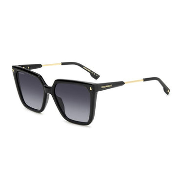 Dsquared2 Okulary Przeciwsłoneczne D2 0135/S 807/9O Czarny/Ciemnoszary Damskie