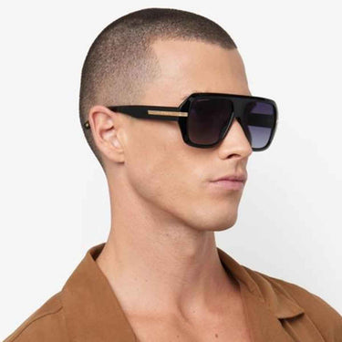Dsquared2 Okulary Przeciwsłoneczne D2 0160/S 807 Czarny Złoto/Szary Gradient Męskie 4