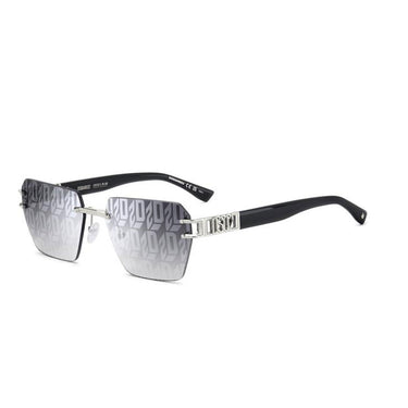 Okulary Przeciwsłoneczne Dsquared2 D2 0173/S 010 Nero/Grigio Monogram Męskie