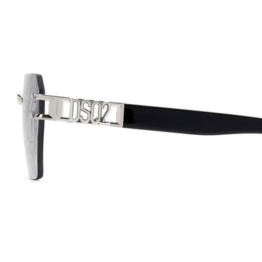 Okulary Przeciwsłoneczne Dsquared2 D2 0173/S 010 Nero/Grigio Monogram Męskie