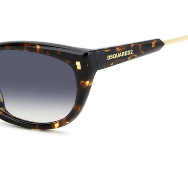 Dsquared2 Occhiali da Sole D2 0209 G S 08608 Marrone Blu Sfumato Donna  4