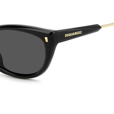 Dsquared2 Occhiali da Sole D2 0209 G S 807IR Nero Grigio Sfumato Donna 4