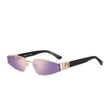 Dsquared2 Okulary Przeciwsłoneczne D20168/S DDB Czarny/Fioletowy Lustrzany Damskie 2