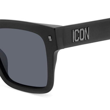 Dsquared2 Okulary Przeciwsłoneczne ICON 0010/S 003 Czarny Matowy/Czarny Męskie 3