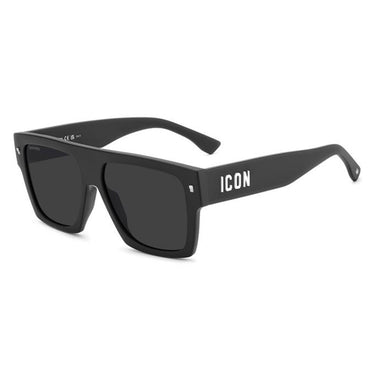 Dsquared2 Occhiali da Sole ICON 0030 S 003IR Nero Opaco Grigio Sfumato Uomo 2