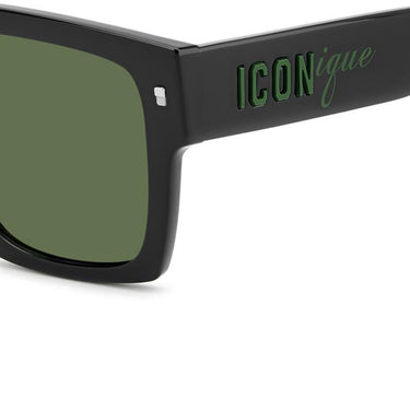 Dsquared2 Occhiali da Sole ICON 0030 S 7ZJQT Nero Verde Uomo 4