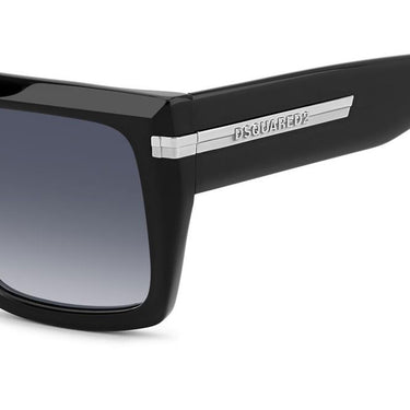 Dsquared2 Okulary Przeciwsłoneczne ICON 0177/S 807 Czarny/Niebieski Gradient Męskie 4