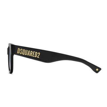 Dsquared2 Okulary Przeciwsłoneczne ICON 0180/S 807 Czarny/Niebieski Gradient S Męskie