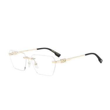 Dsquared2 Occhiali da Vista D2 0102 3YG Oro Trasparente Unisex 2