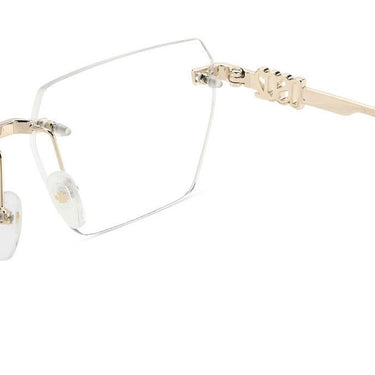 Dsquared2 Occhiali da Vista D2 0102 3YG Oro Trasparente Unisex 4