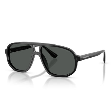 Emporio Armani Occhiali da Sole EA4263U 501787 Nero Grigio Scuro Uomo 2