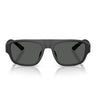 Emporio Armani Occhiali da Sole EA4266U 500187 Nero Opaco Gommato Grigio Scuro Uomo