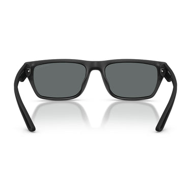 Emporio Armani Occhiali da Sole EA4267U 500181 Nero Opaco Gommato Grigio Scuro Uomo Polarizzati 4
