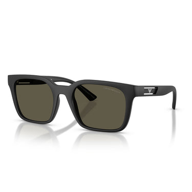Emporio Armani Occhiali da Sole EA4269 500187 Nero Opaco Grigio Fumo Uomo 2