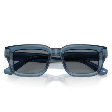 Emporio Armani Occhiali da Sole EA4270 636280 Blu Trasparente Lucido Blu Scuro Uomo 5