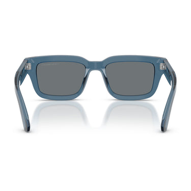 Emporio Armani Occhiali da Sole EA4270 636280 Blu Trasparente Lucido Blu Scuro Uomo 4