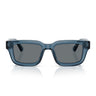 Emporio Armani Occhiali da Sole EA4270 636280 Blu Trasparente Lucido Blu Scuro Uomo 