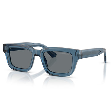 Emporio Armani Occhiali da Sole EA4270 636280 Blu Trasparente Lucido Blu Scuro Uomo 2