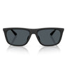Emporio Armani Occhiali da Sole EA4272U 637387 Nero Opaco Blu Grigio Scuro Uomo 