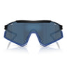 Emporio Armani Occhiali da Sole Q74006 635655 x Milano Cortina 2026 Nero Blu/Blu Specchiato Uomo