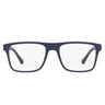 Emporio Armani Occhiali da Vista EA4115 57591W Blu Opaco/Trasparente con 2 Clip Uomo