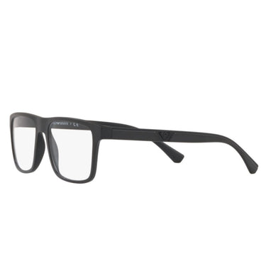 Emporio Armani Occhiali da Vista EA4115 58011W Nero Opaco/Trasparente con 2 Clip Uomo