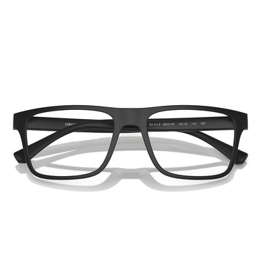 Emporio Armani Occhiali da Vista EA4115 58531W Nero Opaco Trasparente con 2 Clip Uomo 5