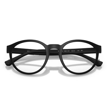 Emporio Armani Occhiali da Vista EA4152 58011W Nero Opaco Trasparente con 2 Clip Uomo  5