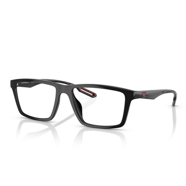 Emporio Armani Occhiali da Vista EA4189U 50171W Nero Lucido/Trasparente con 2 Clip Uomo 1