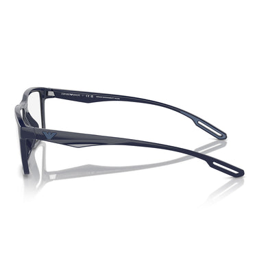Emporio Armani Occhiali da Vista EA4189U 57591W Blu Lucido/Trasparente con 2 Clip Uomo 3